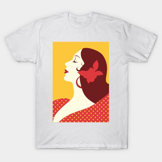 Spanish Woman T-Shirt by LaInspiratriz